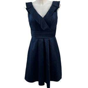 Light In The Box Navy Ruffle Cocktail Dress 10?